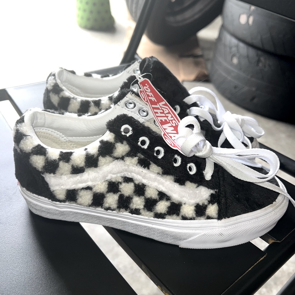 Vans NWT faux fur